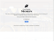 Tablet Screenshot of calvadosmorin.com